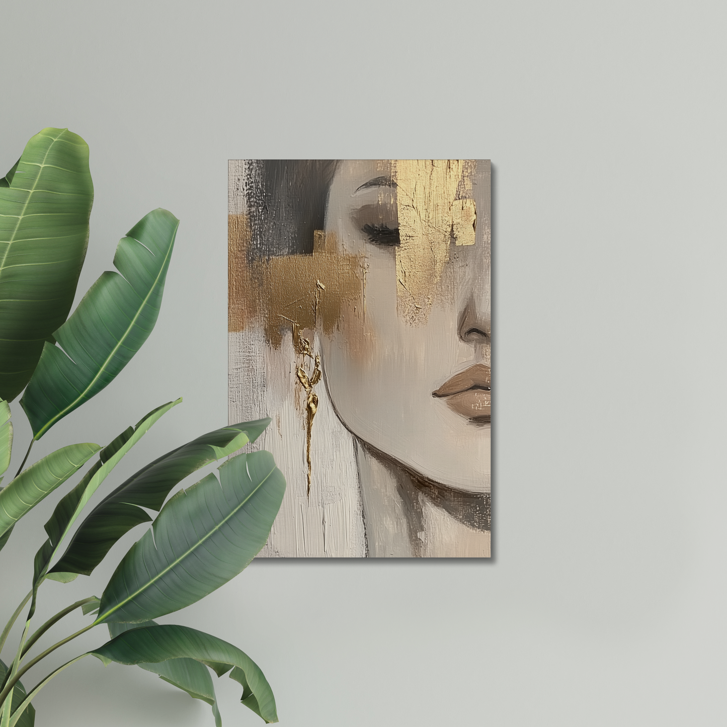 Gouden Glans op Portret